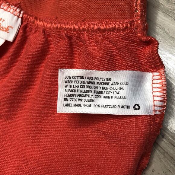 Cat and Jack Orange Gold Shorts Ruffle Elastic Waistband Baby Girl 0-3 Months - Picture 5 of 5